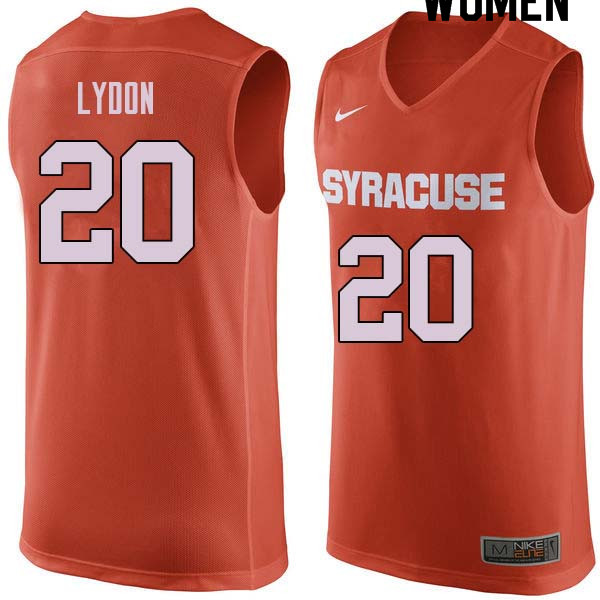 Women #20 Tyler Lydon Syracuse Orange College Basketball Jerseys Sale-Orange